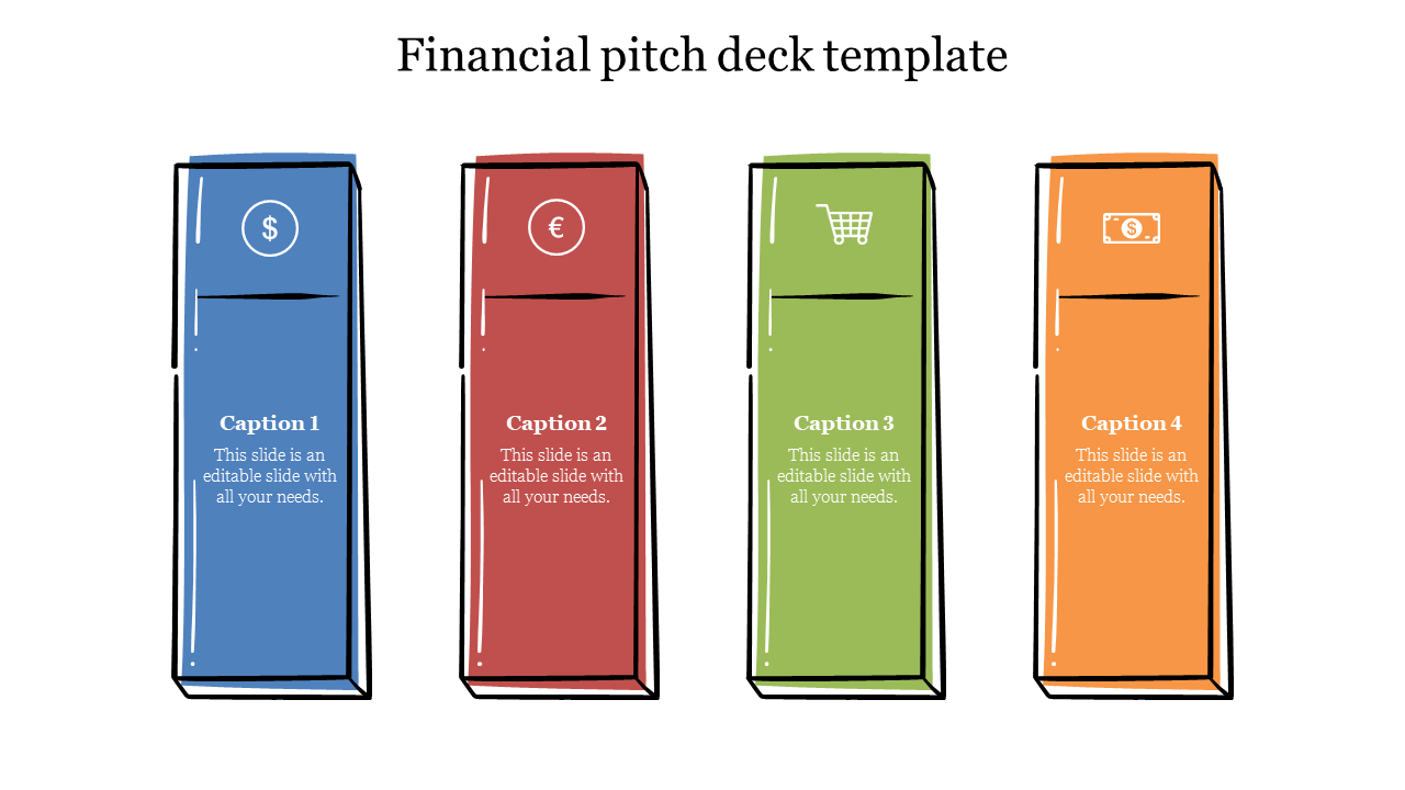 Financial pitch deck template